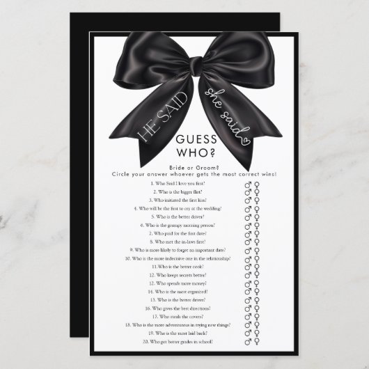 Lintel Boog Bruiloftsfeest Spel (Voorkant / Achterkant)