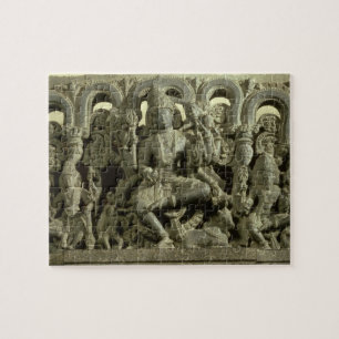 Lintel die de drieviendheid afschildert: Siva, Bra Legpuzzel