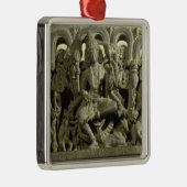 Lintel die de drieviendheid afschildert: Siva, Bra Metalen Ornament (Rechts)