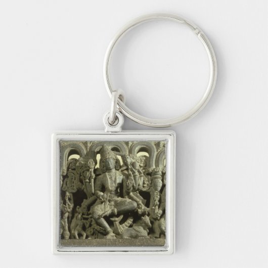 Lintel die de drieviendheid afschildert: Siva, Bra Sleutelhanger (Voorkant)