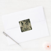 Lintel met Shiva Nataraja, Kakatiya dynasty Vierkante Sticker (Envelop)