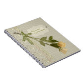 linten en hangende rozen CC0833 Romantische retro Notitieboek (Rechterzijde)