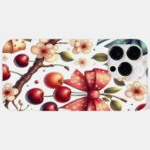 linten en kersenpatroon  Case-Mate iPhone case (Achterkant (horizontaal))
