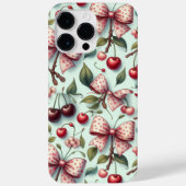 linten en kersenpatroon Case-Mate iPhone case (Achterkant)