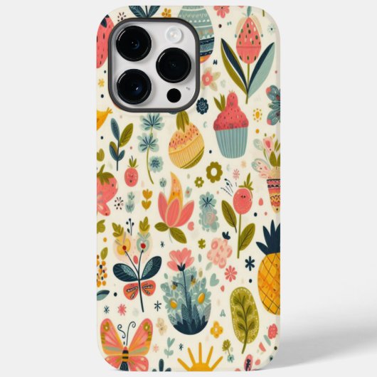 linten en kersenpatroon  Case-Mate iPhone case (Achterkant)