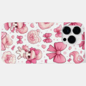 linten en kersenpatroon Case-Mate iPhone case (Achterkant (horizontaal))