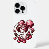 linten en kersenpatroon Case-Mate iPhone case (Achterkant)
