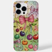 linten en kersenpatroon Case-Mate iPhone case (Achterkant)