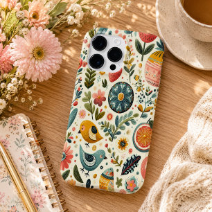 linten en kersenpatroon Case-Mate iPhone 14 pro max hoesje