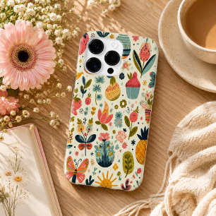 linten en kersenpatroon  Case-Mate iPhone 14 pro max hoesje
