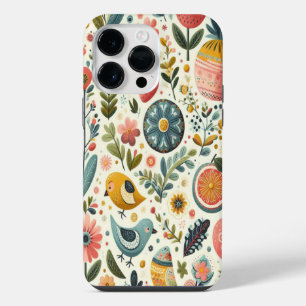 linten en kersenpatroon iPhone 14 pro max hoesje