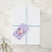 Linten en stier-cadeaubijlage cadeaulabel (Met Touw)
