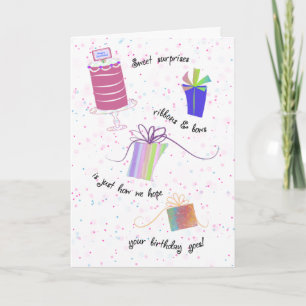 Linten en strikken Happy 60th Birthday Greeting Kaart