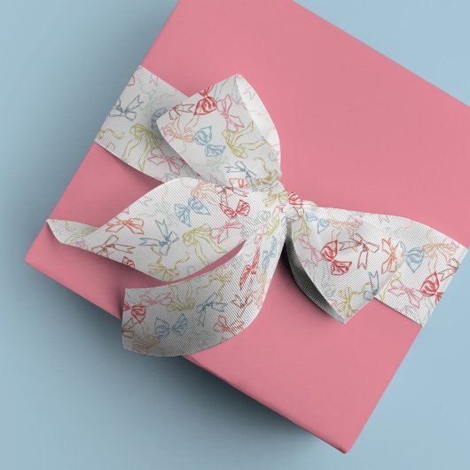 Linten en strikken Kleurrijke Waterverf