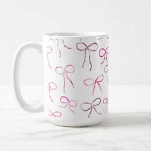Linten en Strikken Waterverf Patroon Koffiemok
