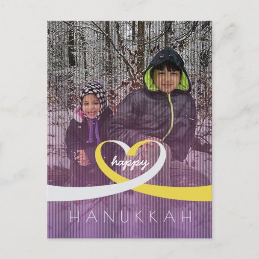 Linten Hart Briefkaart (Voorkant)