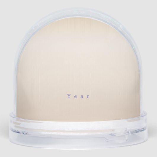 Linten lint glinsterend huisdierherinneringsfoto p sneeuwbol (Achterkant)