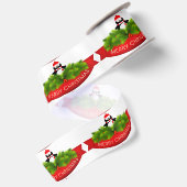 Linten lint/Kerstmis Pinguïn (Achterkant)