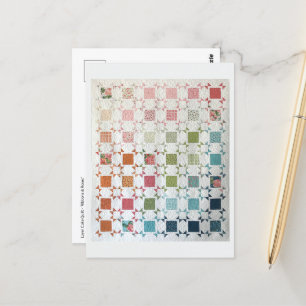Linten & Rozen Quilt Briefkaart