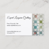 Linten & Rozen Quilt Volledig Biz Kaarten Visitekaartje (Voorkant)