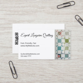 Linten & Rozen Quilt Volledig  Biz Kaarten Visitekaartje