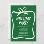 Linten Strik Kader Vakantie Kerstfeest Feest Aange Kaart (Voorkant)