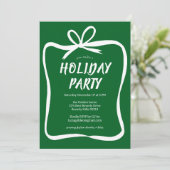 Linten Strik Kader Vakantie Kerstfeest Feest Aange Kaart (Staand voorkant)