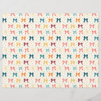 Linten Strikpatroon Stippen Scrapbook Papier