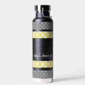 Linten van Stippen & harten: Thor Copper vacuüm In Waterfles (Links)