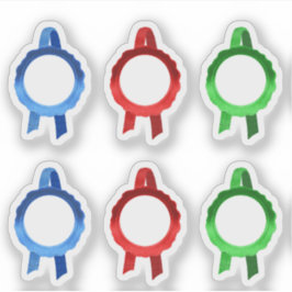 Linten voor nep-onderscheidingen/certificaat zegel sticker