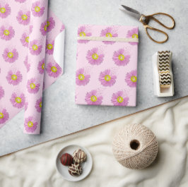 Linten voor overlevenden van borstkanker met roze  cadeaupapier