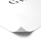 Lintensnijden Welkomstbord Poster (Hoek)