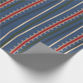 Lintgewikkeld blauw inpakpapier (Hoek)