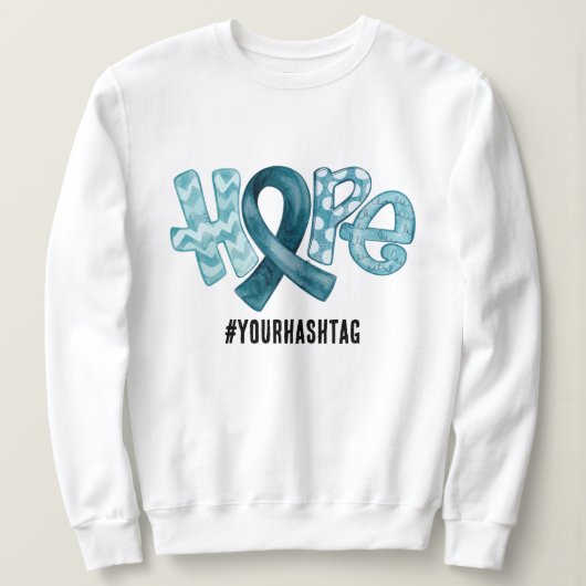 Lintje met boodschap van hoop #hashtag trui (Design voorkant)