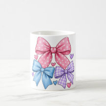Lintje met strik patroon – Roze blauw & paarse str