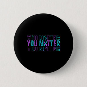 Lintje voor bewustzijn van preventie van zelfmoord ronde button 5,7 cm