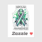 Lintje voor bipolaire bewustwording sticker (Vel)
