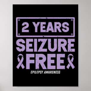 Lintje voor epilepsiebewustzijn 2 jaar geen aanval poster