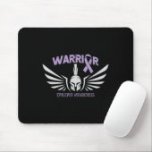 Lintje voor epilepsiebewustzijn warrior muismat (Met muis)