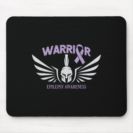 Lintje voor epilepsiebewustzijn warrior muismat (Voorkant)