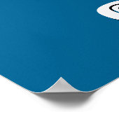 Lintje voor Kankerbewustzijn Aangepaste Kleuren Poster (Hoek)