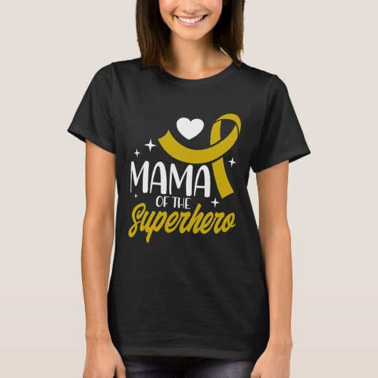 Lintje voor moeder van superheld met kinderkanker t-shirt (Voorkant)