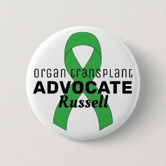 Lintje voor orgaantransplantatie-advocaat Witte kn Ronde Button 5,7 Cm
