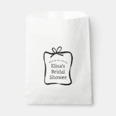 Lintjes Boog Frame Elegante Bruidsdouche CUSTOM Bedankzakje (Voorkant)