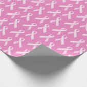 Lintjes voor Borstkanker Bewustzijn Cadeaupapier (Hoek)