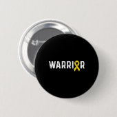 Lintkanker Bewustzijns lint Krijger Ronde Button 5,7 Cm (Voorkant /achterkant)