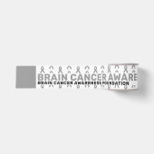 Lintkanker bewustzijnspatroonlint grosgrain lint (Voorkant)