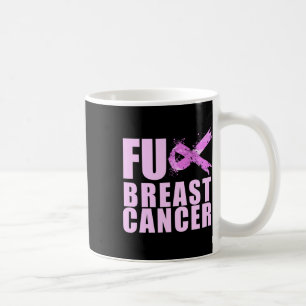 Lintkanker voor borstkanker Bewustzijn Koffiemok