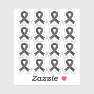 Lintkanker Zwarte Bewustzijns lintjes Gezondheidsz Sticker
