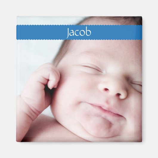 Lintmagneet (donkerblauw) magneet (Voorkant)